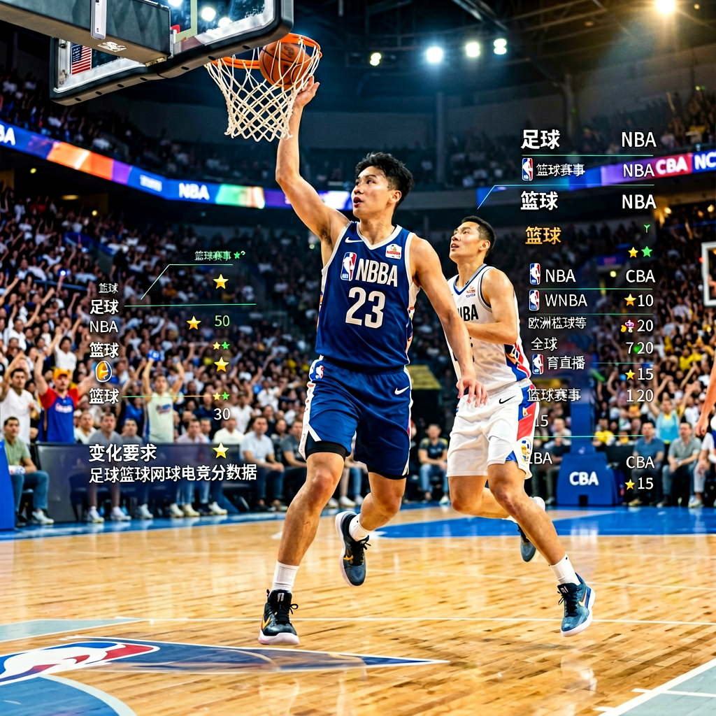 篮球赛事数据覆盖NBA CBA及国际篮球赛事